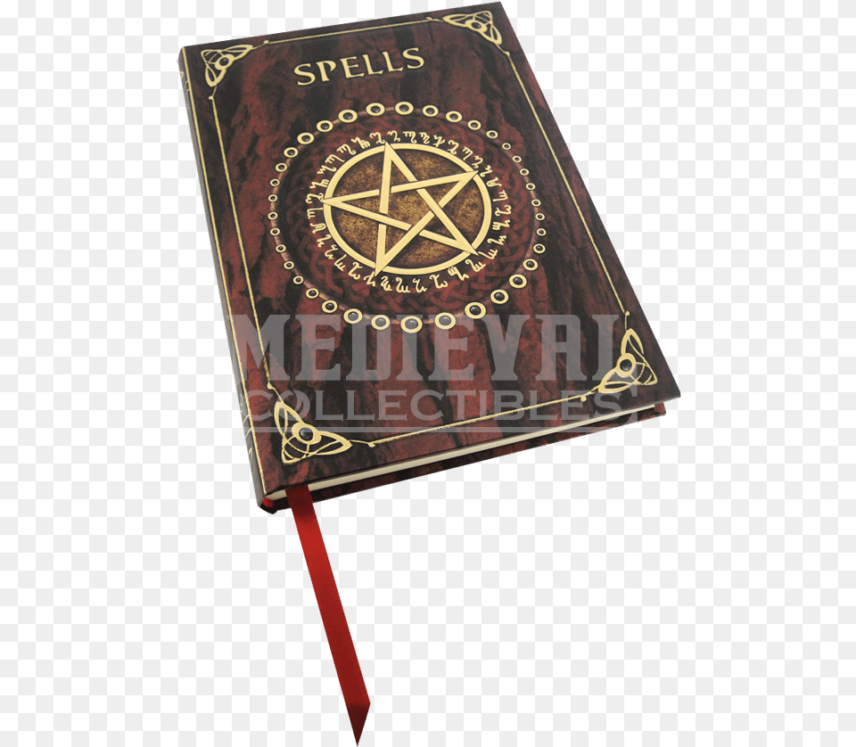 Embossed Red Spell Book Notebook Amazon Spell Book, Publication Free Transparent Png