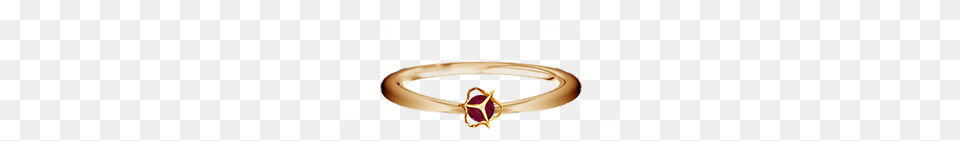 Embrace Star Ring 18ct Gold And Garnet 4mm With Yellowgold Engagement Ring, Accessories, Jewelry Free Transparent Png