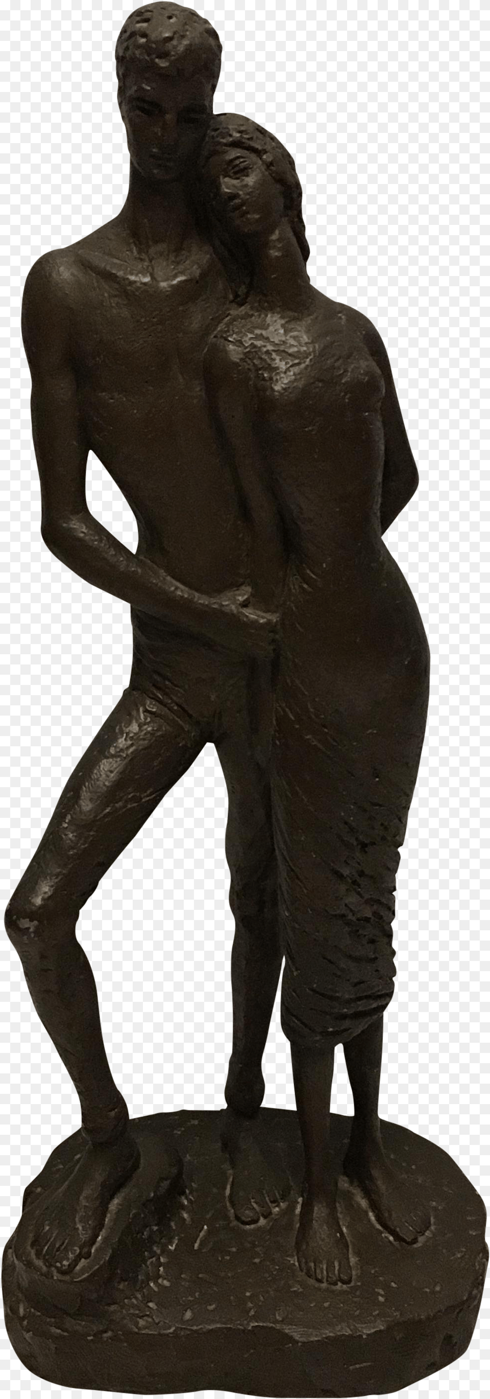 Embracing Lovers Statue Spandex, Adult, Figurine, Male, Man Png Image