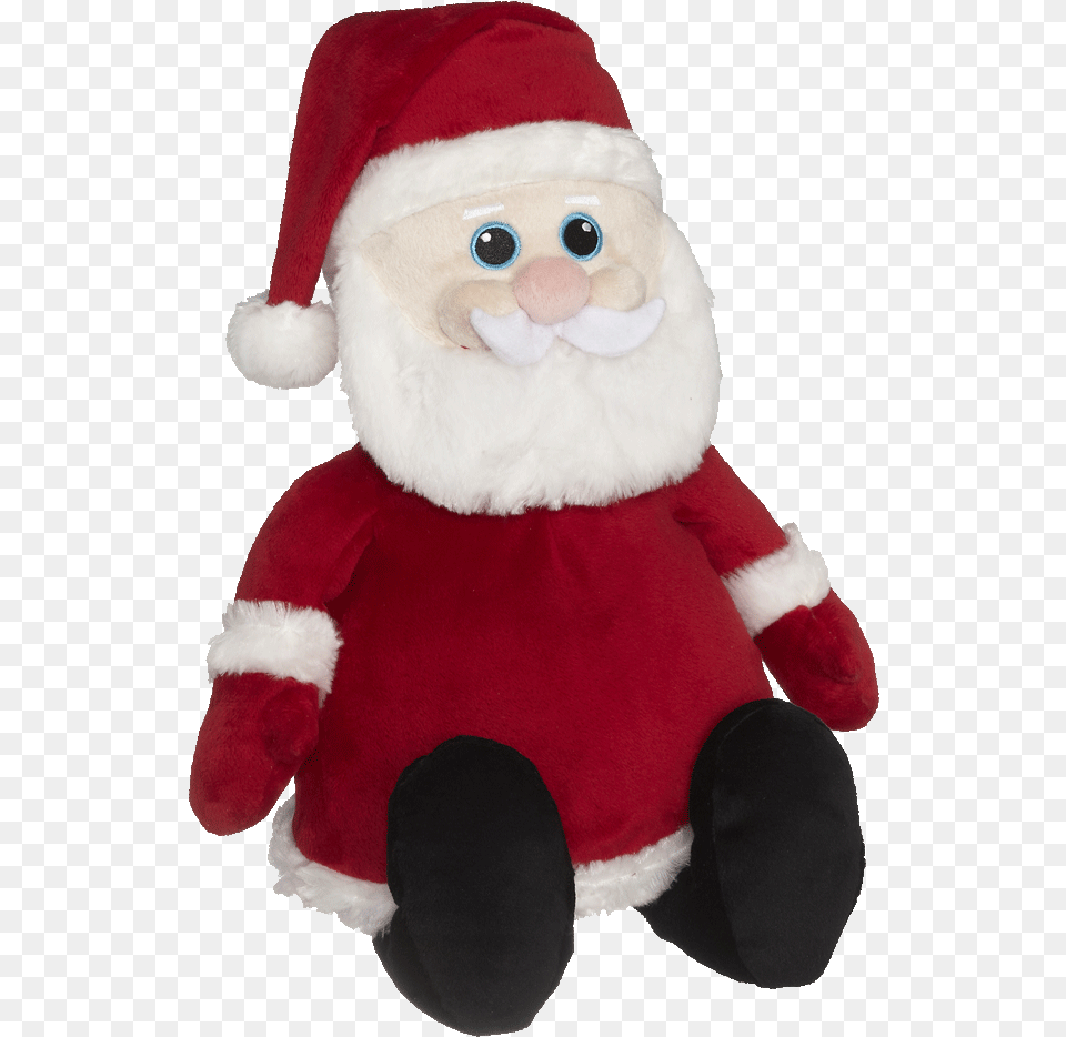 Embroider Buddy Santa Buddy Christmas Stuffed Animals, Plush, Toy Free Png