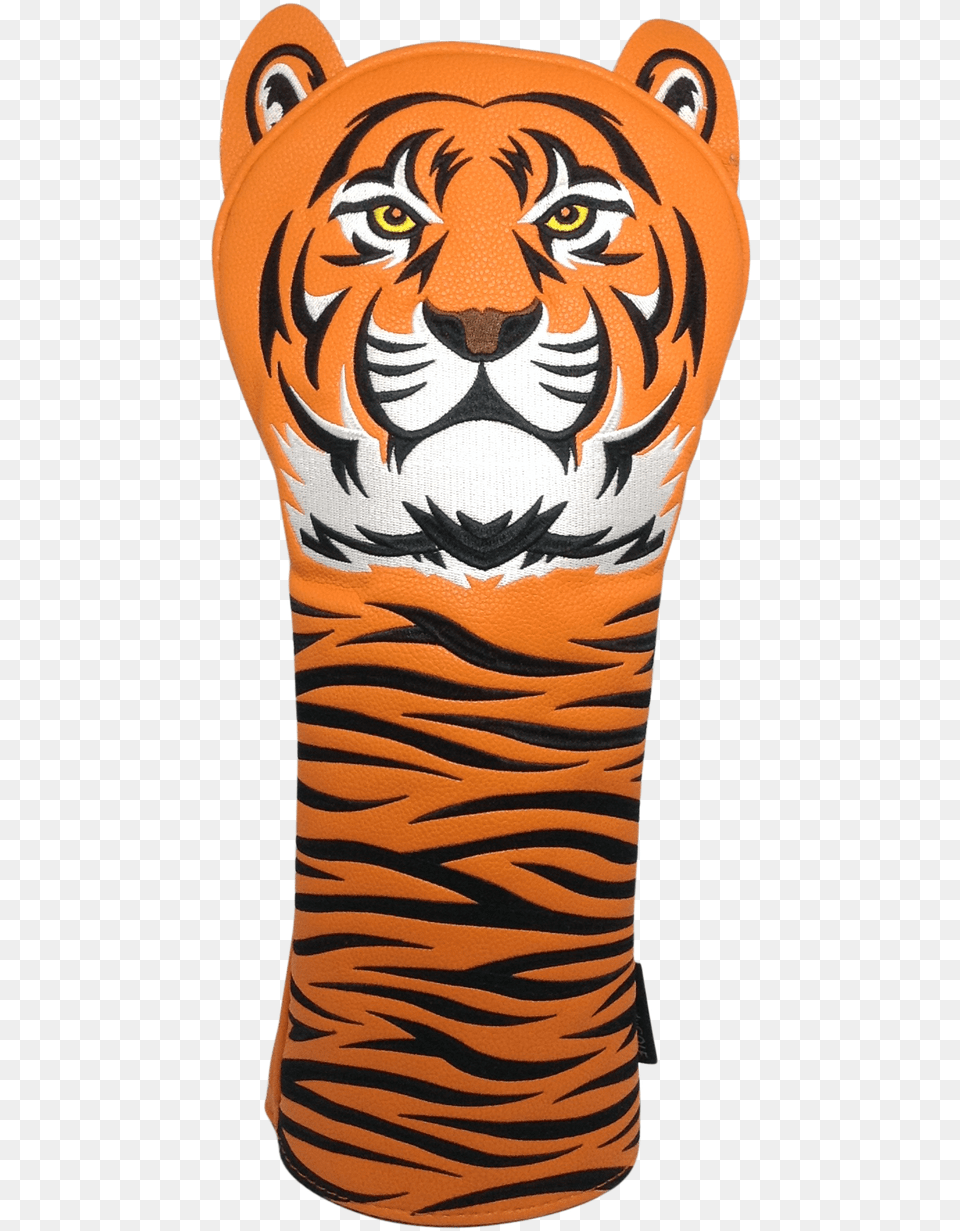 Embroidered Animal Driver Headcover, Mammal, Tiger, Wildlife, Home Decor Free Transparent Png