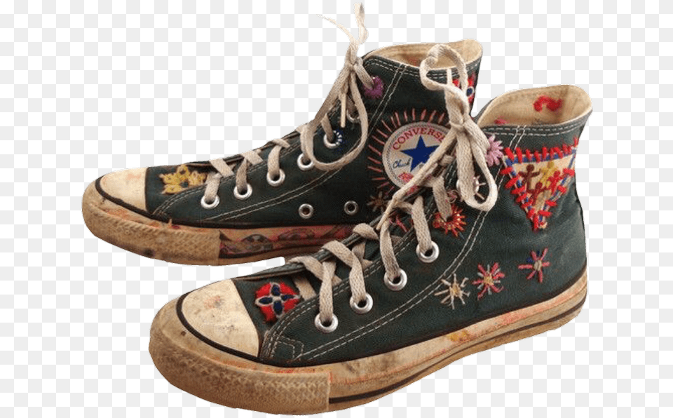 Embroidered Converse, Clothing, Footwear, Shoe, Sneaker Free Png Download