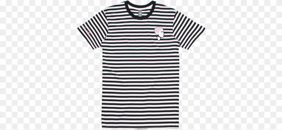 Embroidered Striped Tee Le Coq T Shirts, Clothing, Shirt, T-shirt Png Image