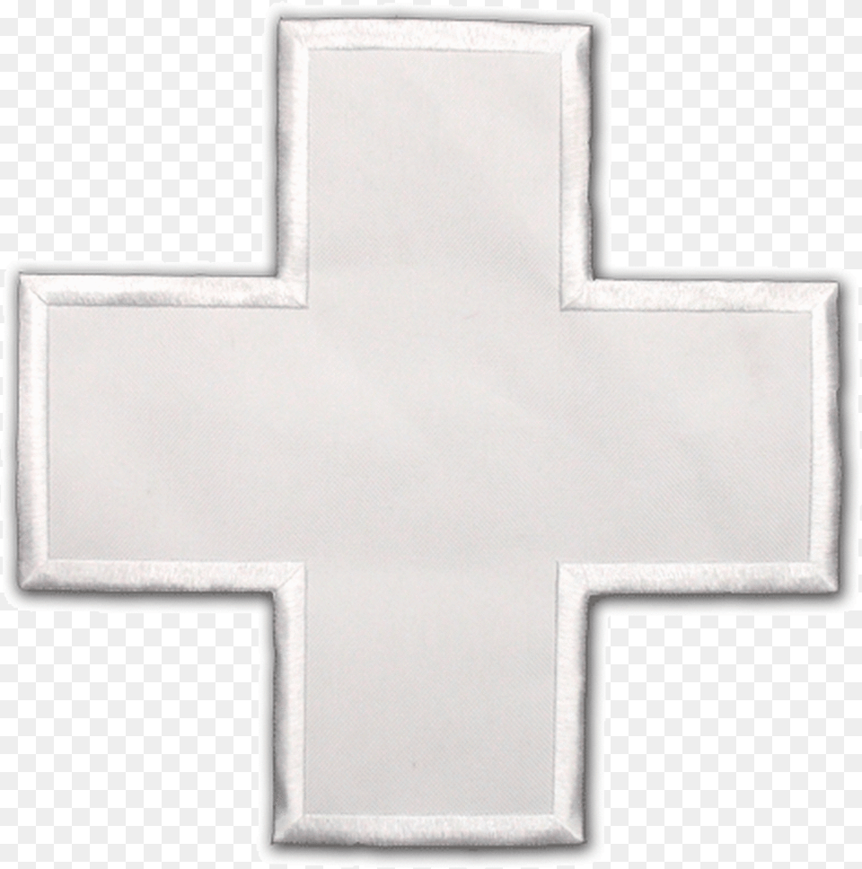 Embroidered White Cross Cross, Symbol, First Aid Free Png