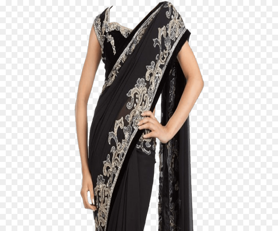 Embroidery, Clothing, Sari, Adult, Female Free Png Download