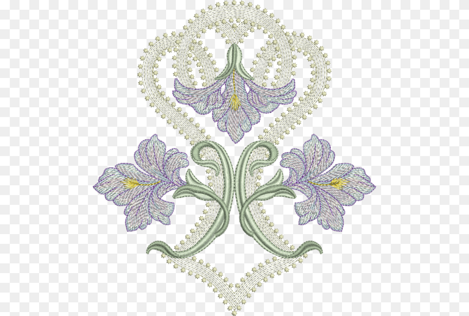 Embroidery Art Nouveau, Pattern, Plant, Lace, Animal Free Png