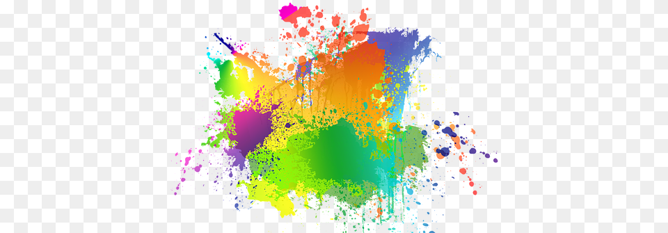 Embroidery Dab Color Spray Colorful, Art, Graphics, Pattern, Accessories Free Png Download