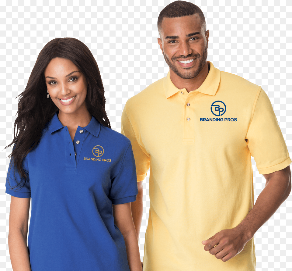 Embroidery Polo Shirts With Logo Embroidered Company Shirts, Clothing, T-shirt, Shirt, Adult Png Image