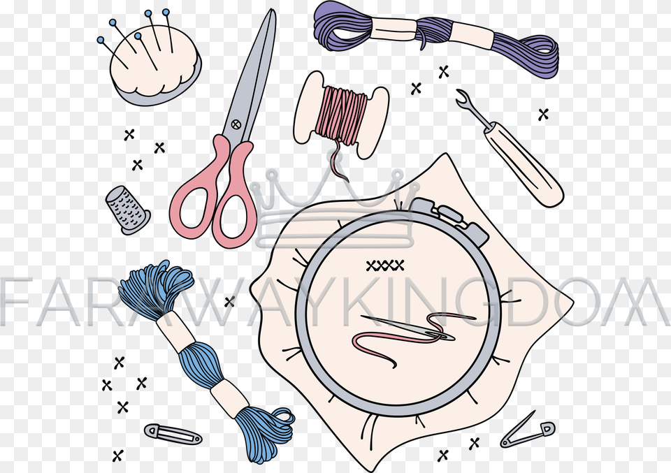 Embroidery Vector Free Transparent Png