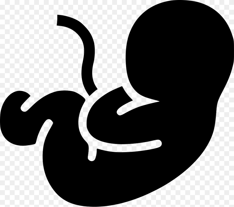 Embryo Fetus Pregnancy Pregnant Motherhood Icon, Stencil, Silhouette, Smoke Pipe Png Image