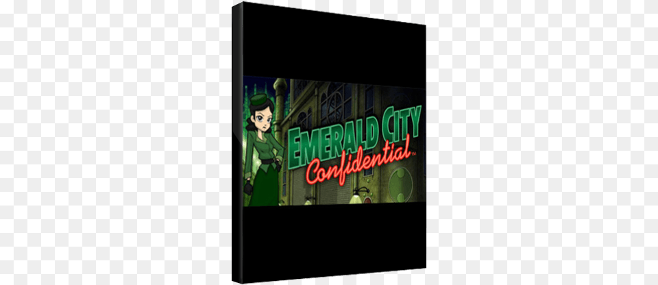 Emerald City Confidential Clipart Poster Emerald City Emerald City Confidential, Book, Publication, Comics, Person Free Png Download