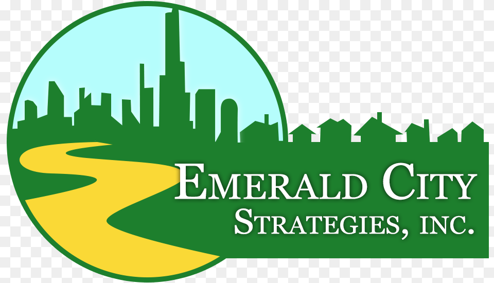 Emerald City Strategies Inc Graphic Design, Green, Logo, Path, Plant Free Png Download
