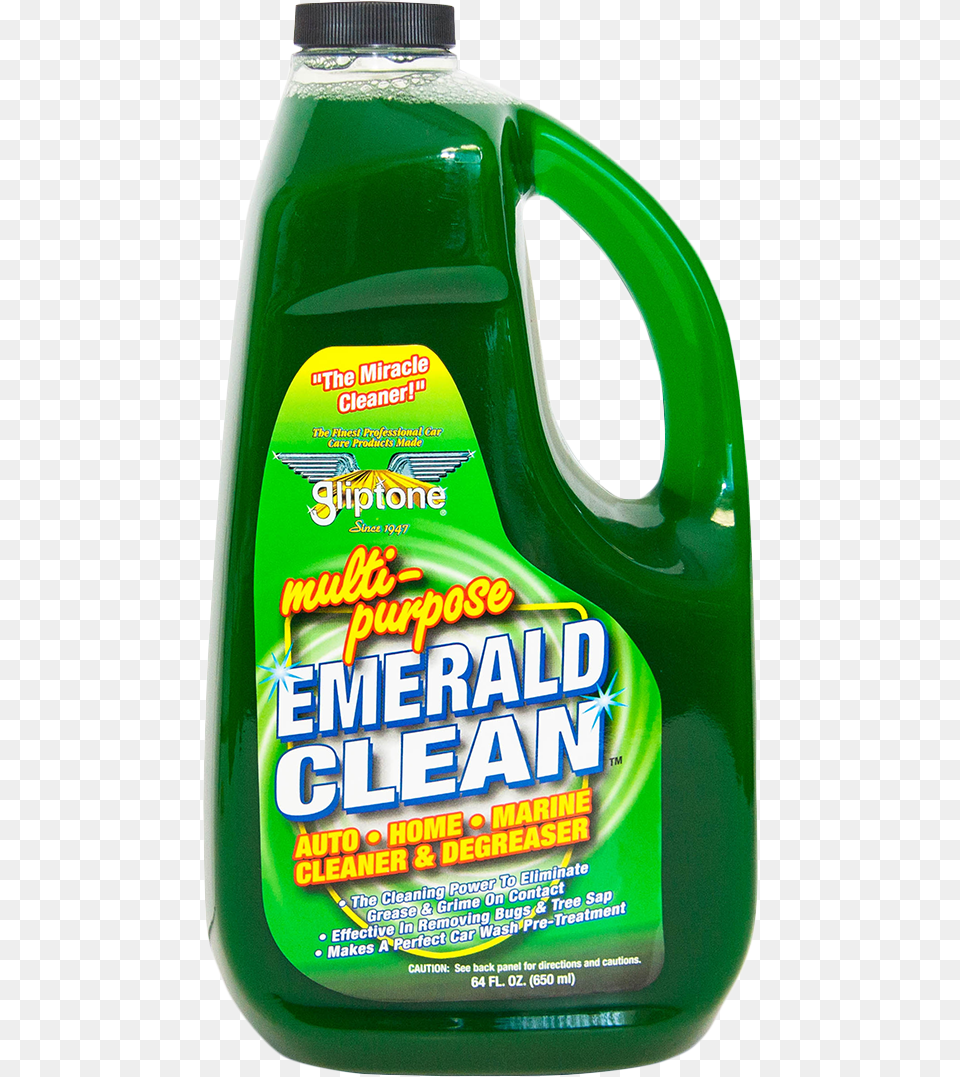 Emerald Clean 64 Oz, Alcohol, Beer, Beverage, Bottle Free Png Download