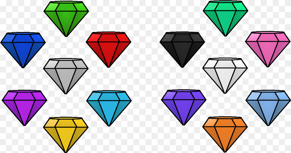 Emerald Clipart Chaos All Chaos Emeralds, Accessories, Diamond, Gemstone, Jewelry Free Png