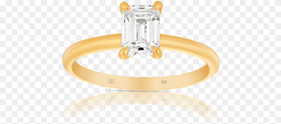 Emerald Cut Diamond Engagement Ring Engagement Ring, Accessories, Jewelry, Gemstone, Appliance Free Transparent Png
