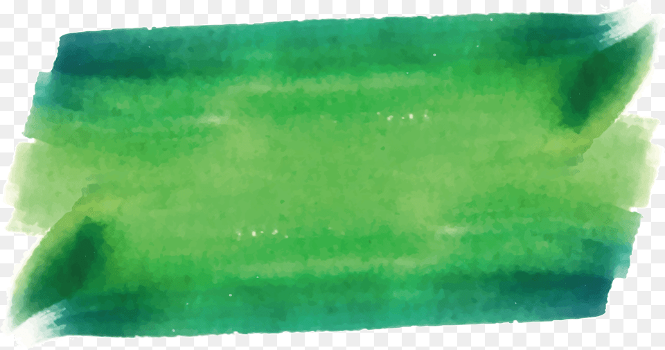 Emerald Green Watercolor Watercolor Painting, Accessories, Gemstone, Jewelry, Mineral Free Png Download