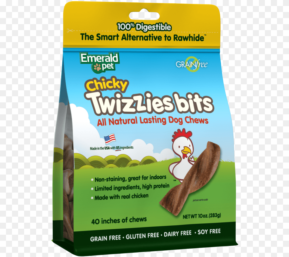 Emerald Pet Chicky Twizzies Bits Dog Treats Dog Treats, Bread, Food Free Png