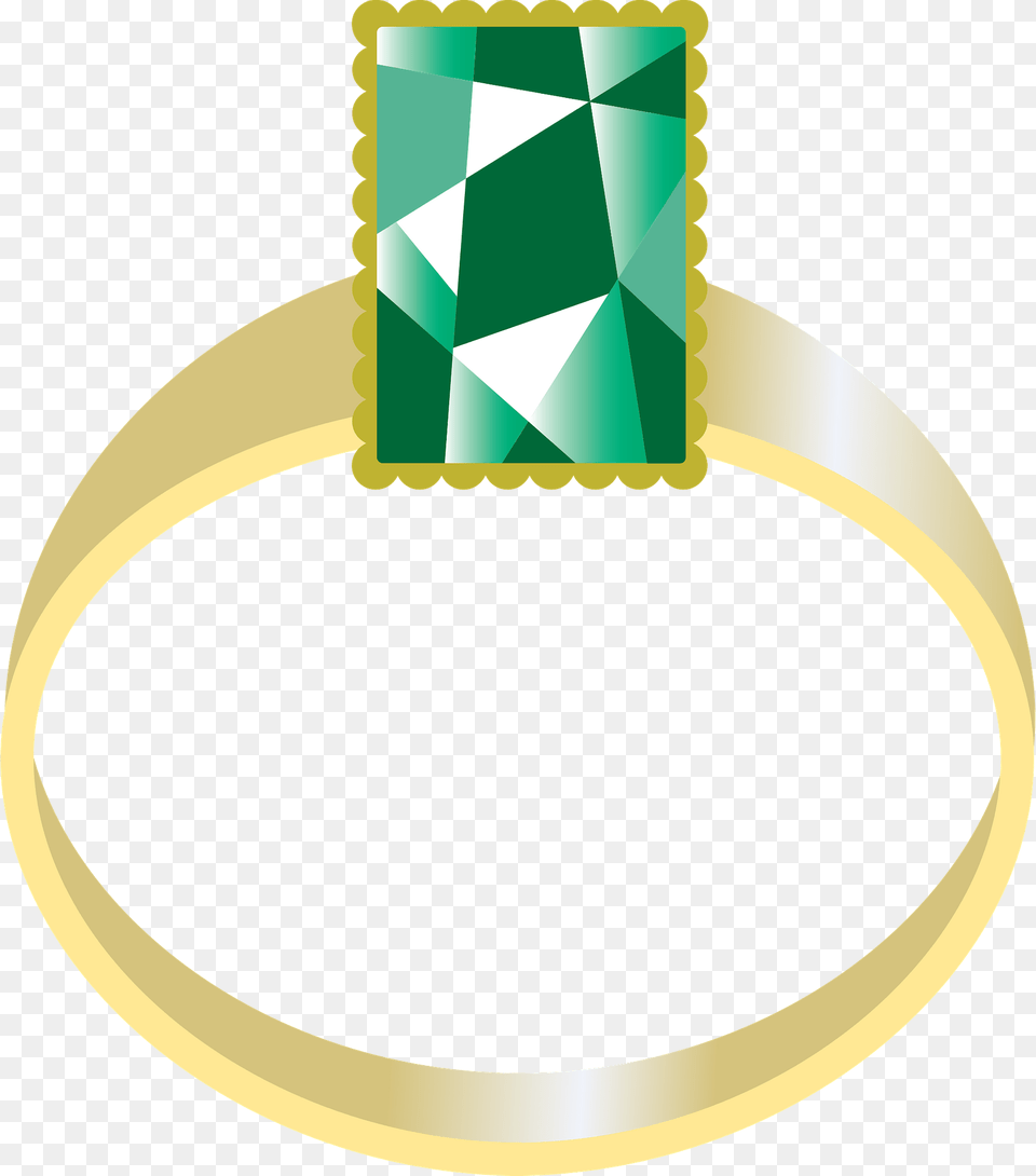 Emerald Ring Clipart, Accessories, Gemstone, Jewelry, Ammunition Png Image