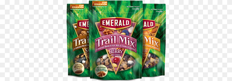 Emerald Trail Mix Berry Blend 55 Oz Bag, Food, Snack, Ketchup, Nut Png
