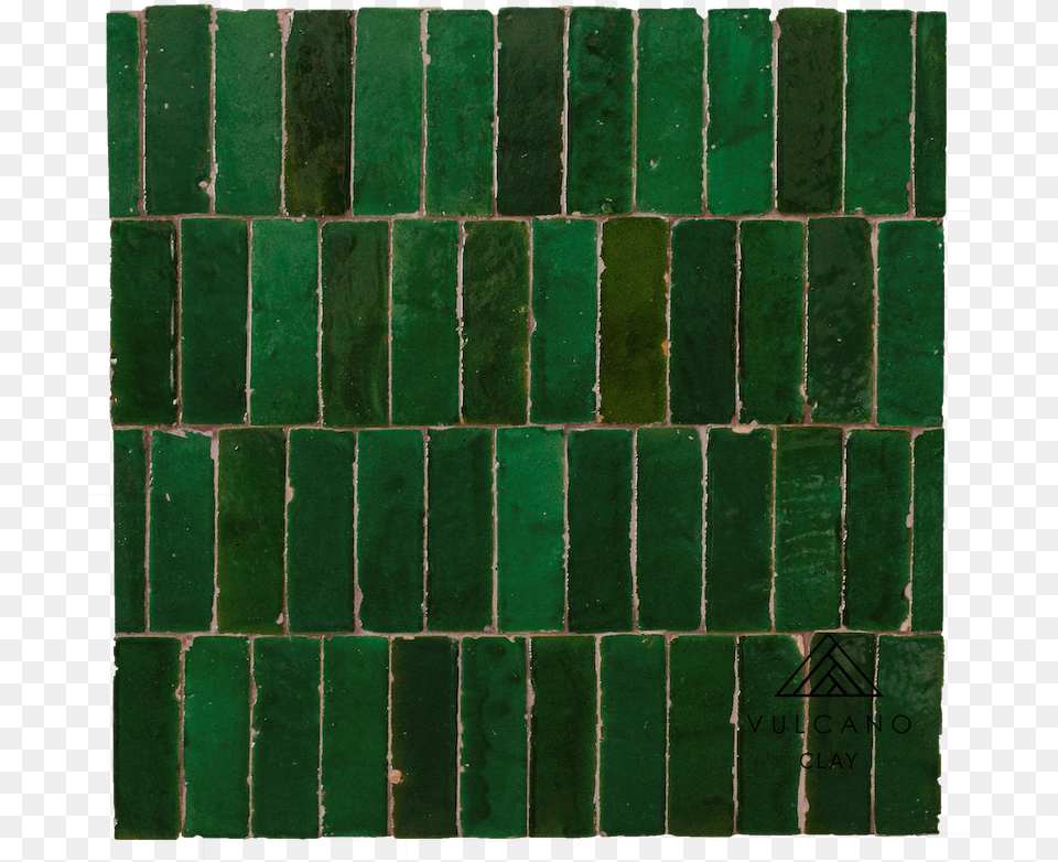 Emerald Vulcano Tile, Brick, Floor, Flooring, Path Free Png Download