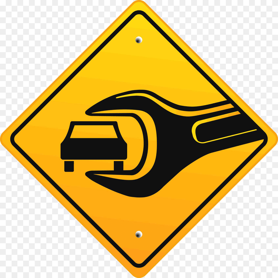 Emergency Car Repair Logo, Sign, Symbol, Road Sign Free Png Download