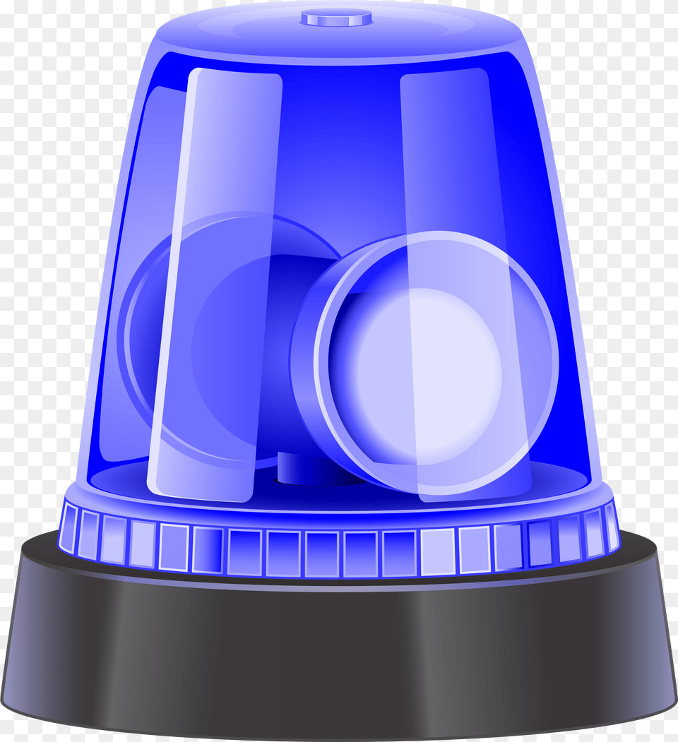Emergency Clipart Lighting Blue Police Siren, Lamp, Birthday Cake, Cake, Cream Free Transparent Png