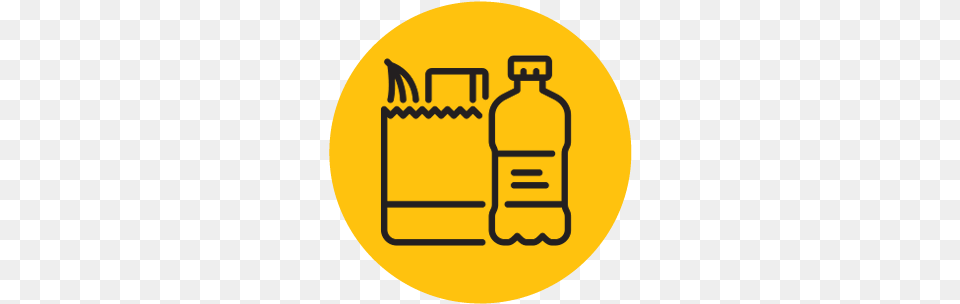 Emergency Food Icon, Bottle, Disk Free Png Download