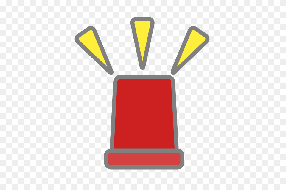 Emergency Lamp Free Icon Free Clip Art Illustration Material, Bulldozer, Machine, Cowbell Png Image
