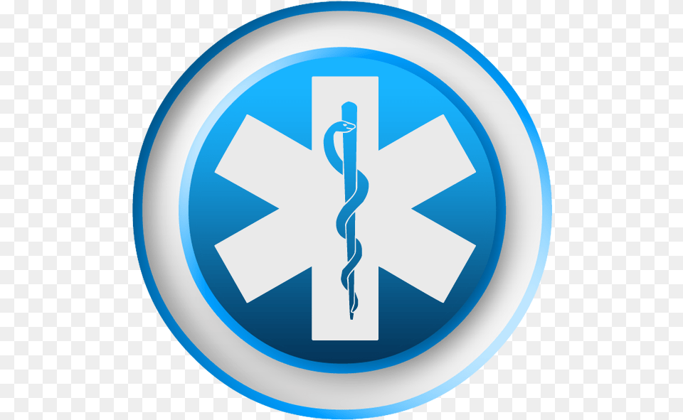 Emergency Medicine Symbol Blue Nremt P Logo, Sign, Cross, Disk Free Transparent Png