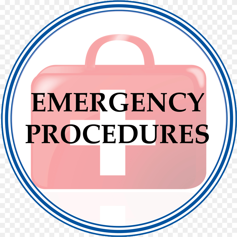 Emergency Procedures Logo, First Aid, Disk, Bag Png Image