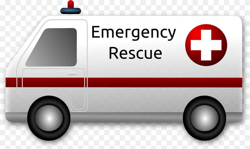 Emergency Rescue Ambulance Clipart, Transportation, Van, Vehicle, Moving Van Png Image