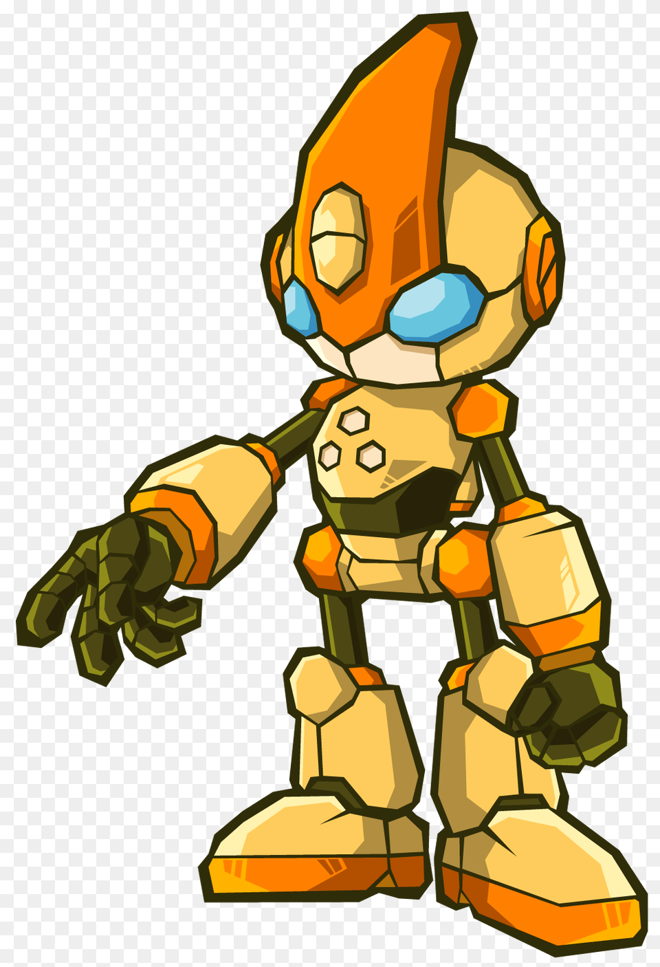 Emerl Battle Giant, Cartoon, Robot, Baby, Person Free Transparent Png