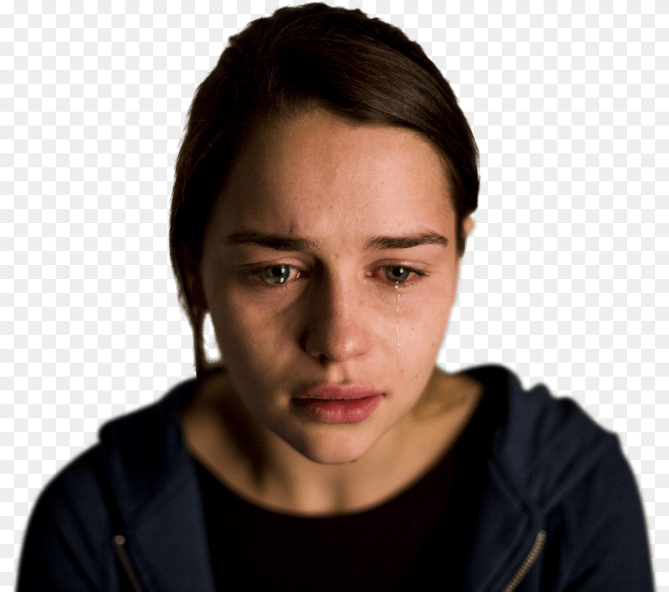 Emilia Clarke Sad Face, Adult, Portrait, Photography, Person Png Image