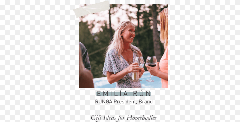 Emilia Giftguide Champagne, Adult, Person, Glass, Female Png Image