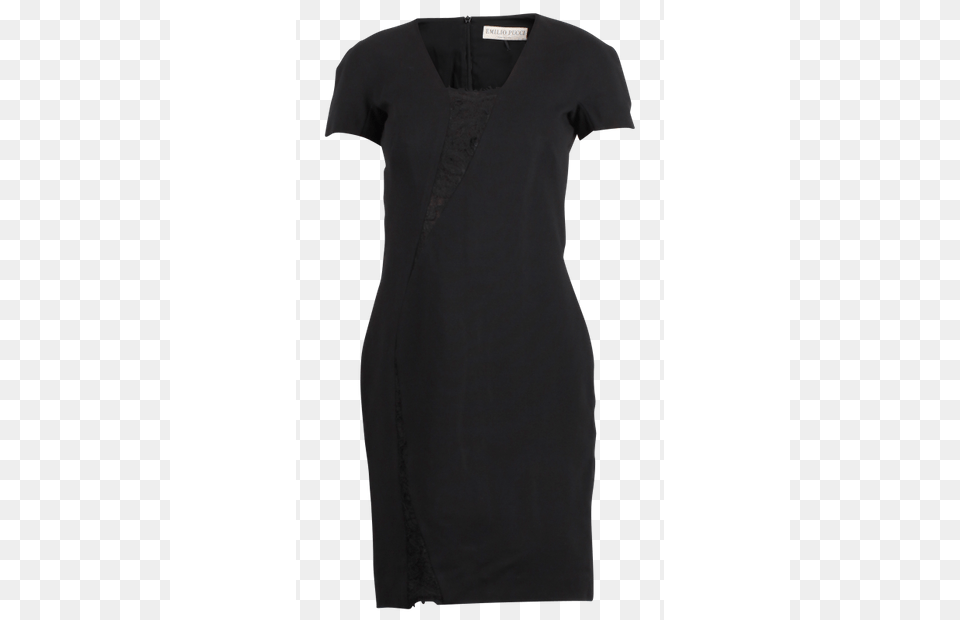 Emilio Pucci Black Dress With Laces Phase Eight Black Dress, Clothing, Home Decor, Linen, Coat Png Image