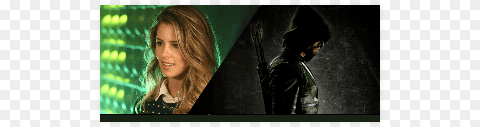 Emily Bett Rickards Green Arrow Tv Show Art 32x24 Poster Decor, Jacket, Clothing, Coat, Person Free Png Download