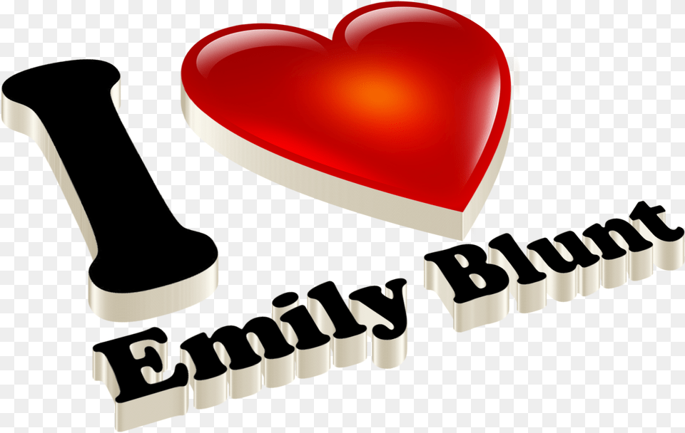 Emily Blunt Love Name Heart Design Heart Free Png Download