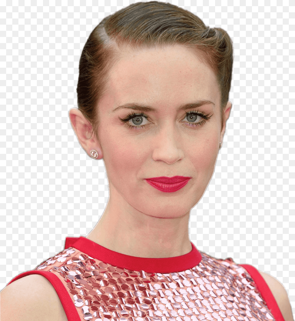 Emily Blunt Red Top Clip Arts Girl, Accessories, Portrait, Photography, Person Free Transparent Png