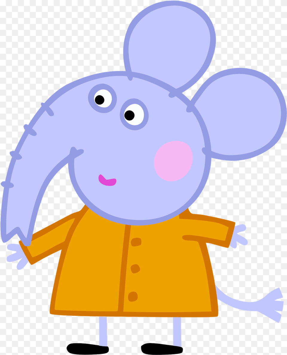 Emily Elephant 1 Peppa Pig Elephant, Clothing, Coat, Baby, Person Png