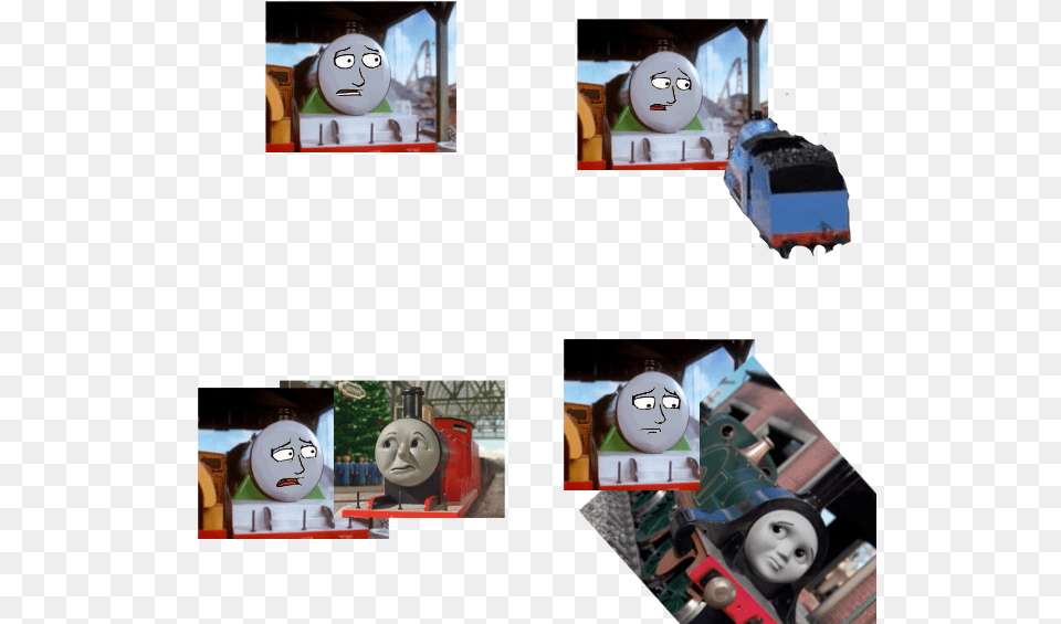 Emily Thomas The Tank Engine, Art, Collage, Face, Head Free Png