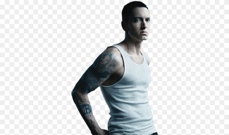 Eminem Background Eminem, Clothing, Person, Skin, Tattoo Png