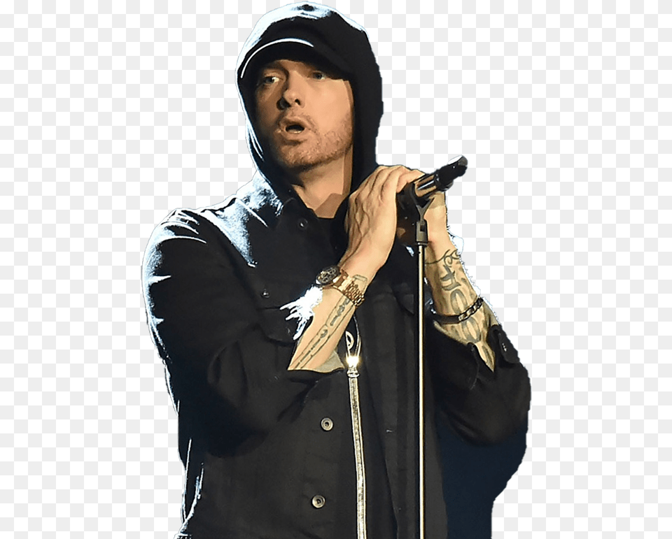 Eminem Dating Nicki Minaj, Solo Performance, Person, Performer, Microphone Png Image