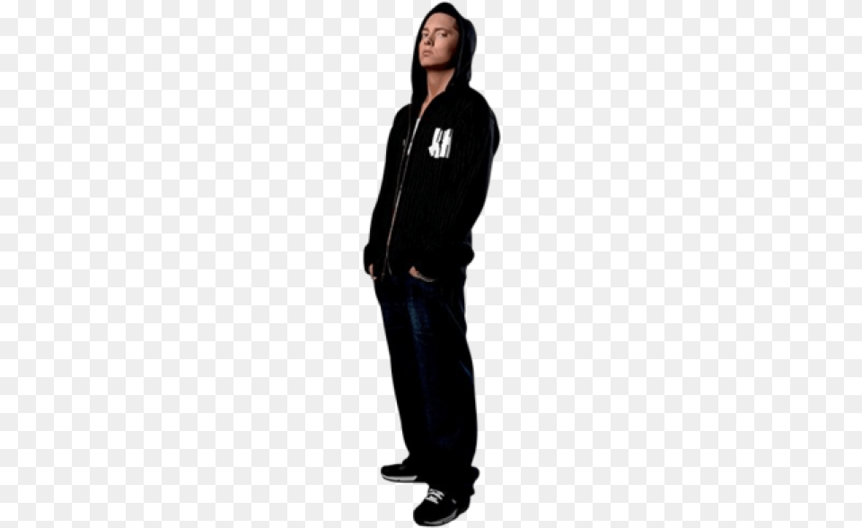 Eminem Eminem Standing Up, Sweatshirt, Clothing, Hood, Hoodie Free Png
