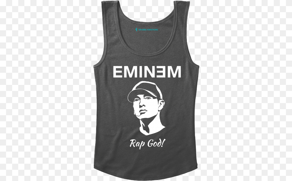 Eminem Rap God Eminem E, Clothing, Tank Top, Adult, Male Png Image
