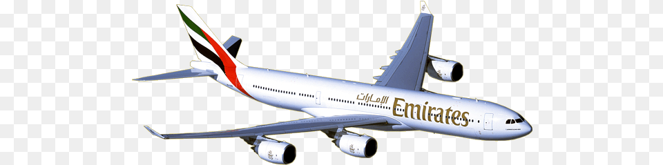 Emirates Airlines Seven Stars Global Model Aircraft, Airliner, Airplane, Transportation, Vehicle Png