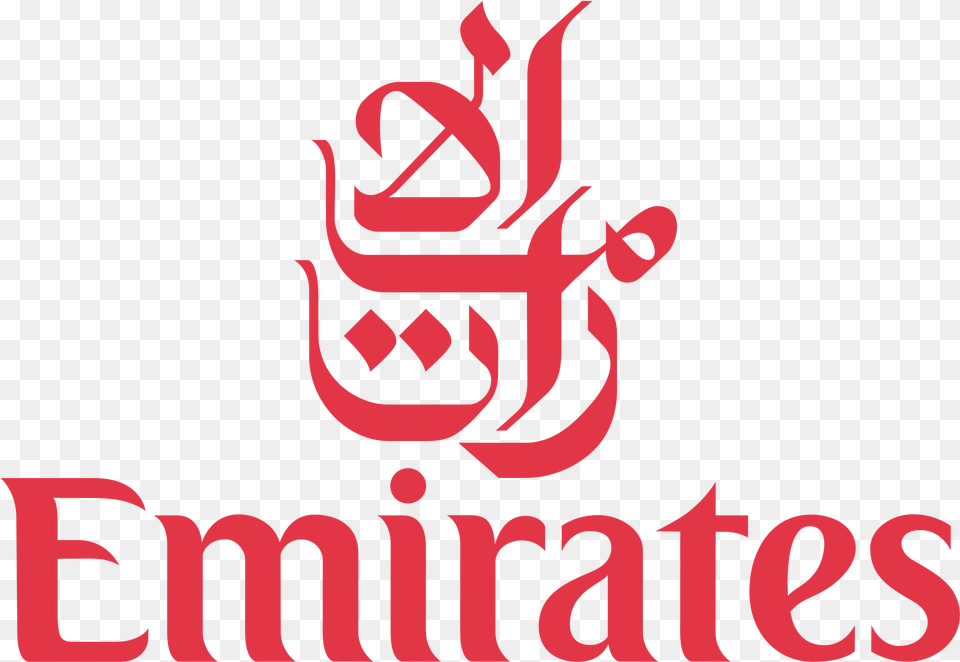 Emirates Logo And Wordmark Emirates Logo, Calligraphy, Handwriting, Text, Dynamite Png Image