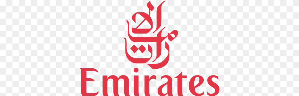 Emirates Logo Emirates Airlines Logo, Text, Alphabet, Ampersand, Symbol Png Image