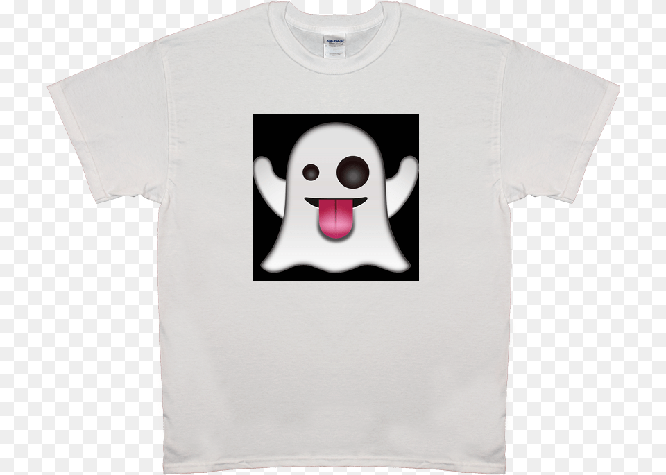 Emjoi Ghost Tee Shirt Mens And Womens Download Cartoon, Clothing, T-shirt Free Transparent Png