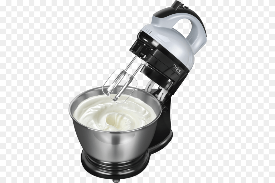 Emjoi Handmixer With Stainless Steel Bowl, Cream, Dessert, Food, Appliance Png Image