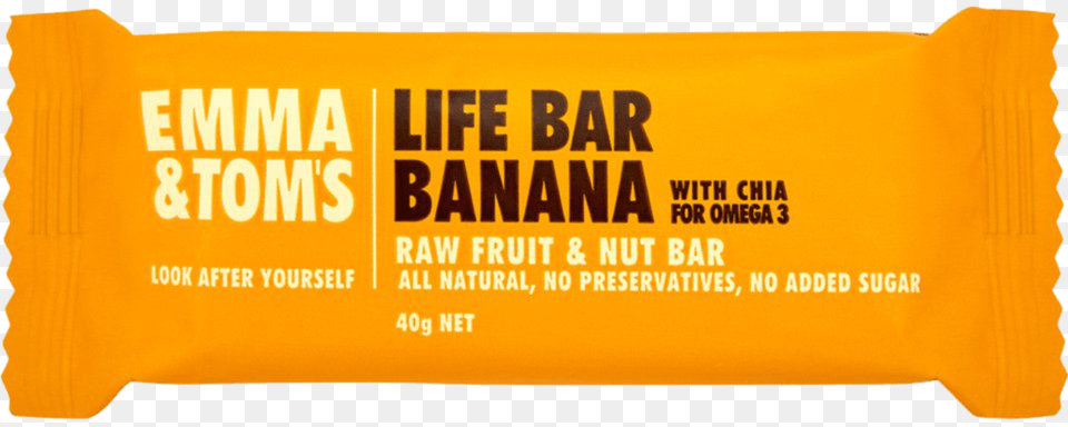 Emma Amp Tom S Life Bar Banana Tan, Food, Sweets Png Image